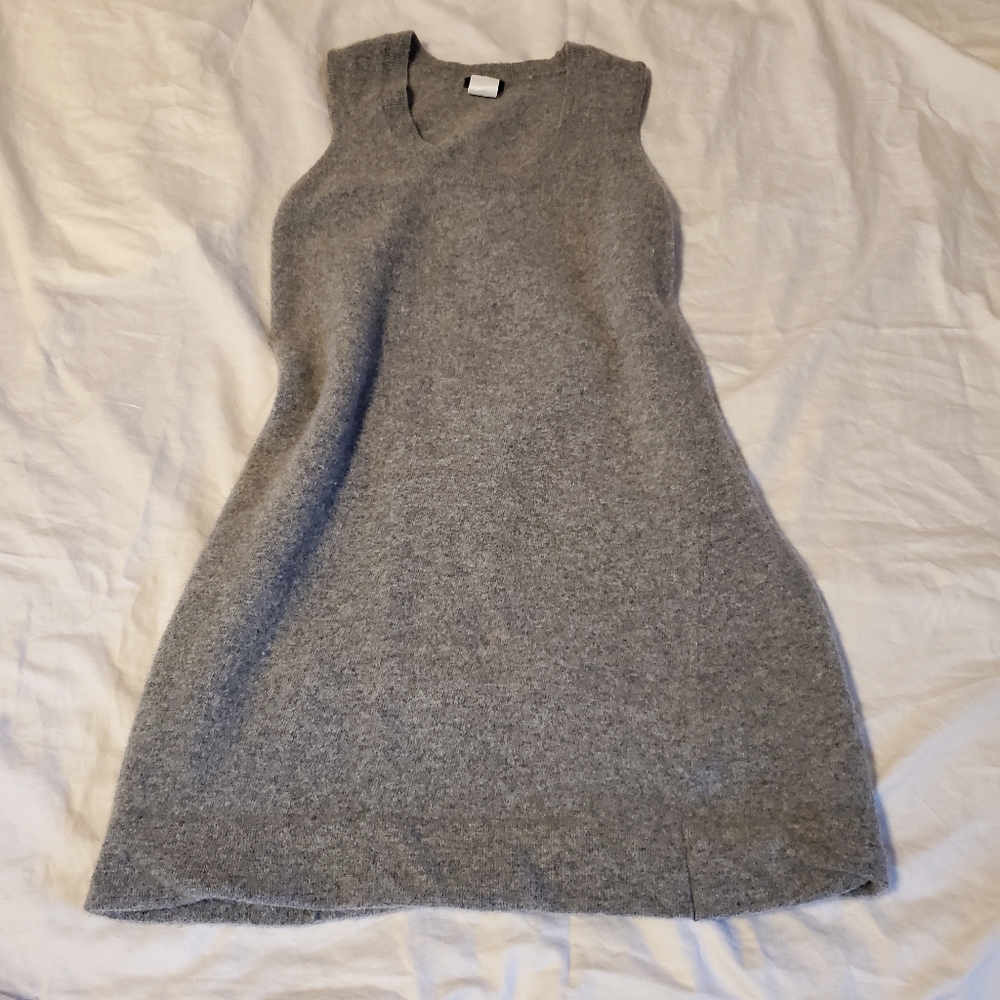 jcrew wool/cashmere winter dress